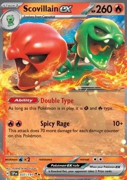Pokemon TCG : Scovillain ex (SSP 037) NM
