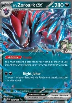Pokemon TCG : N's Zoroark ex (JTG 098) NM