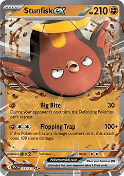 Pokemon TCG : Stunfisk ex (ASC 114) NM