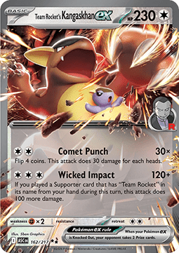 Pokemon TCG : Team Rocket's Kangaskhan ex (ASC 162) NM