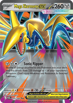 Pokemon TCG : Mega Skarmory ex (POR 055) NM