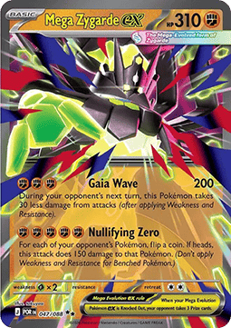 Pokemon TCG : Mega Zygarde ex (POR 047) NM