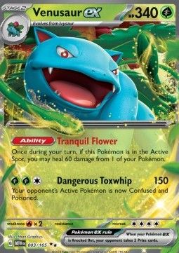 Pokemon TCG : Venusaur ex (MEW 003) NM