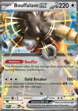 Pokemon TCG : Bouffalant ex (WHT 077) NM
