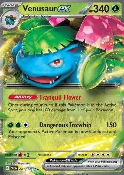Pokemon TCG : Venusaur ex (SCR 001) NM
