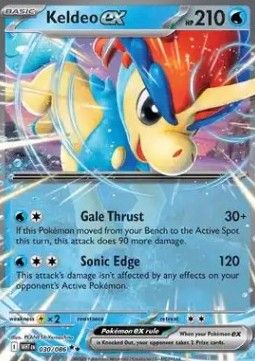 Pokemon TCG : Keldeo ex (WHT 030) NM