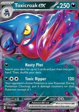 Pokemon TCG : Toxicroak ex (SVI 131) NM