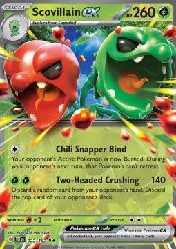 Pokemon TCG : Scovillain ex (TEF 022) NM
