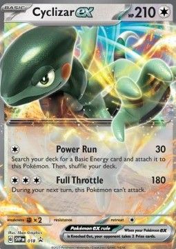 Pokemon TCG : Cyclizar ex (SVP 018) NM
