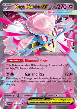 Pokemon TCG : Mega Diancie ex (PFL 041) NM