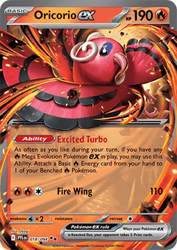 Pokemon TCG : Oricorio ex (PFL 018) NM