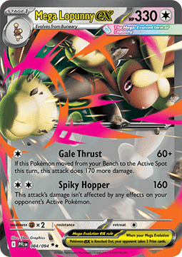 Pokemon TCG : Mega Lopunny ex (PFL 084) NM