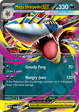 Pokemon TCG : Mega Sharpedo ex (PFL 061) NM