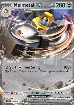 Pokemon TCG : Melmetal ex (SCR 105) NM