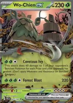 Pokemon TCG : Wo-Chien ex (PAL 027) NM