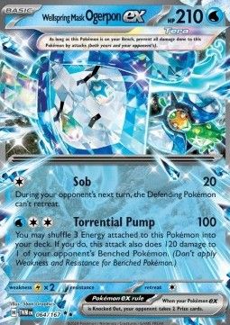 Pokemon TCG : Wellspring Mask Ogerpon ex (TWM 064) NM