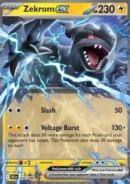 Pokemon TCG : Zekrom ex (BLK 034) NM