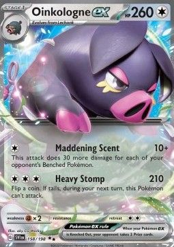 Pokemon TCG : Oinkologne ex (SVI 158) NM