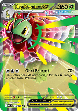 Pokemon TCG : Mega Meganium ex (ASC 010) NM