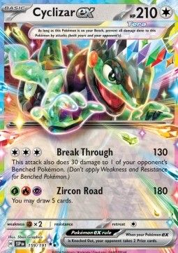 Pokemon TCG : Cyclizar ex (SSP 159) NM