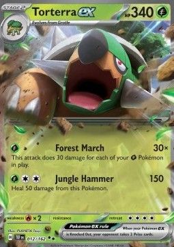 Pokemon TCG : Torterra ex (TEF 012) NM