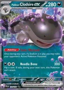 Pokemon TCG : Paldean Clodsire ex (PAL 130) NM