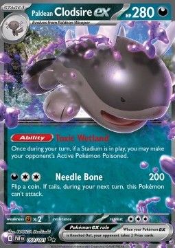Pokemon TCG : Paldean Clodsire ex (PAF 059) NM