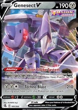Pokemon TCG : Genesect V (FST 185) NM