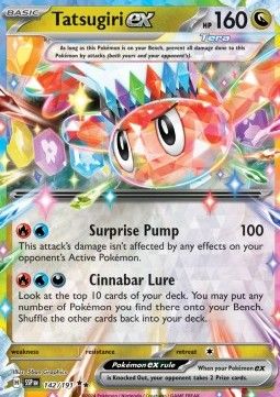 Pokemon TCG : Tatsugiri ex (SSP 142) NM