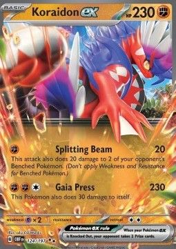 Pokemon TCG : Koraidon ex (OBF 124) NM