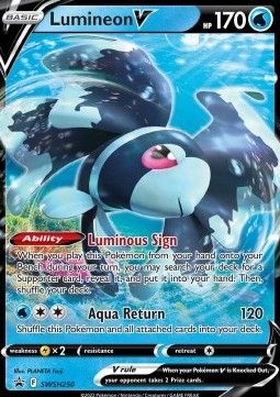 Pokemon TCG : Lumineon V (SWSH 250) NM