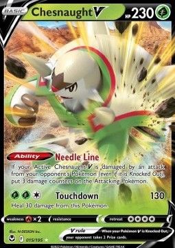 Pokemon TCG : Chesnaught V (SIT 015) NM