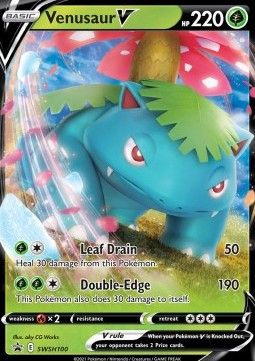 Pokemon TCG : Venusaur V (SWSH 100) NM