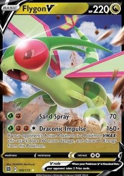 Pokemon TCG : Flygon V (BRS 106) NM