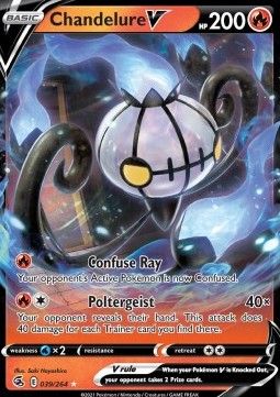 Pokemon TCG : Chandelure V (FST 039) NM