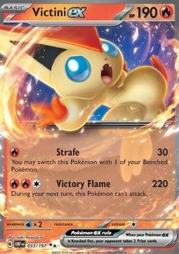 Pokemon TCG : Victini ex (OBF 033) NM