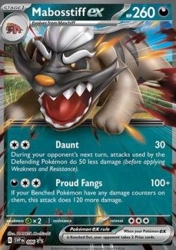 Pokemon TCG : Mabosstiff ex (SVP 086) NM