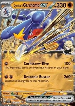 Pokemon TCG : Cynthia's Garchomp ex (DRI 104) NM