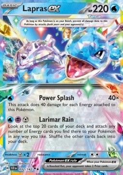 Pokemon TCG : Lapras ex (SCR 032) NM
