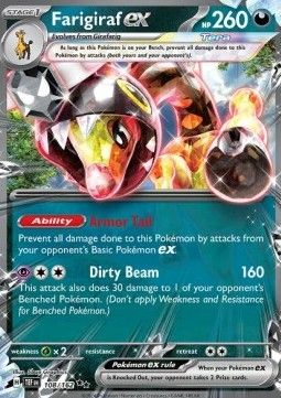 Pokemon TCG : Farigiraf ex (TEF 108) NM