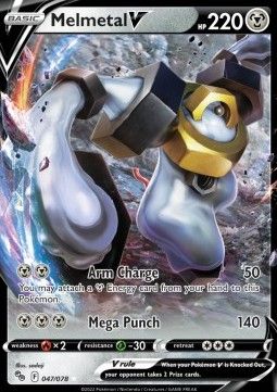 Pokemon TCG : Melmetal V (PGO 047) NM
