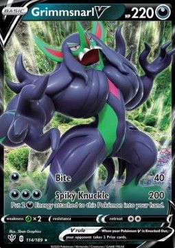 Pokemon TCG : Grimmsnarl V (DAA 114) NM