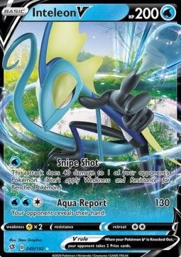 Pokemon TCG : Inteleon V (RCL 49) NM