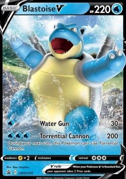 Pokemon TCG : Blastoise V (SWSH 101) NM