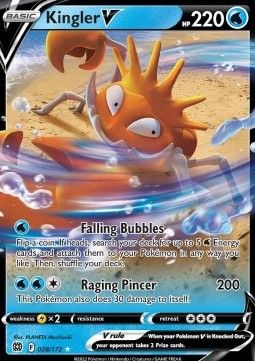 Pokemon TCG : Kingler V (BRS 028) NM