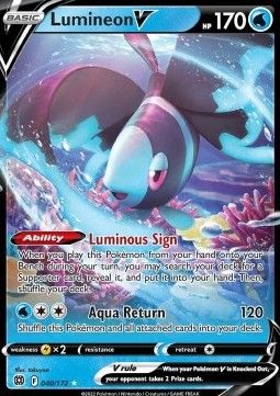 Pokemon TCG : Lumineon V (BRS 040) NM