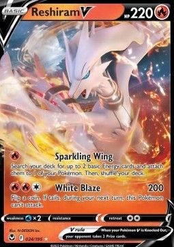 Pokemon TCG : Reshiram V (SIT 024) NM