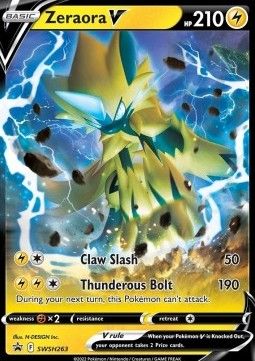 Pokemon TCG : Zeraora V (SWSH 263) NM