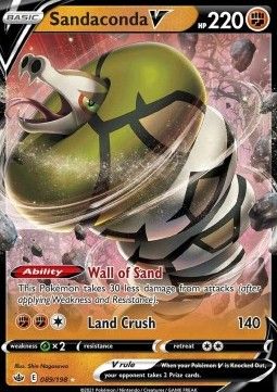 Pokemon TCG : Sandaconda V (CRE 089) NM