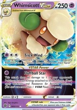 Pokemon TCG : Whimsicott VSTAR (BRS 065) NM